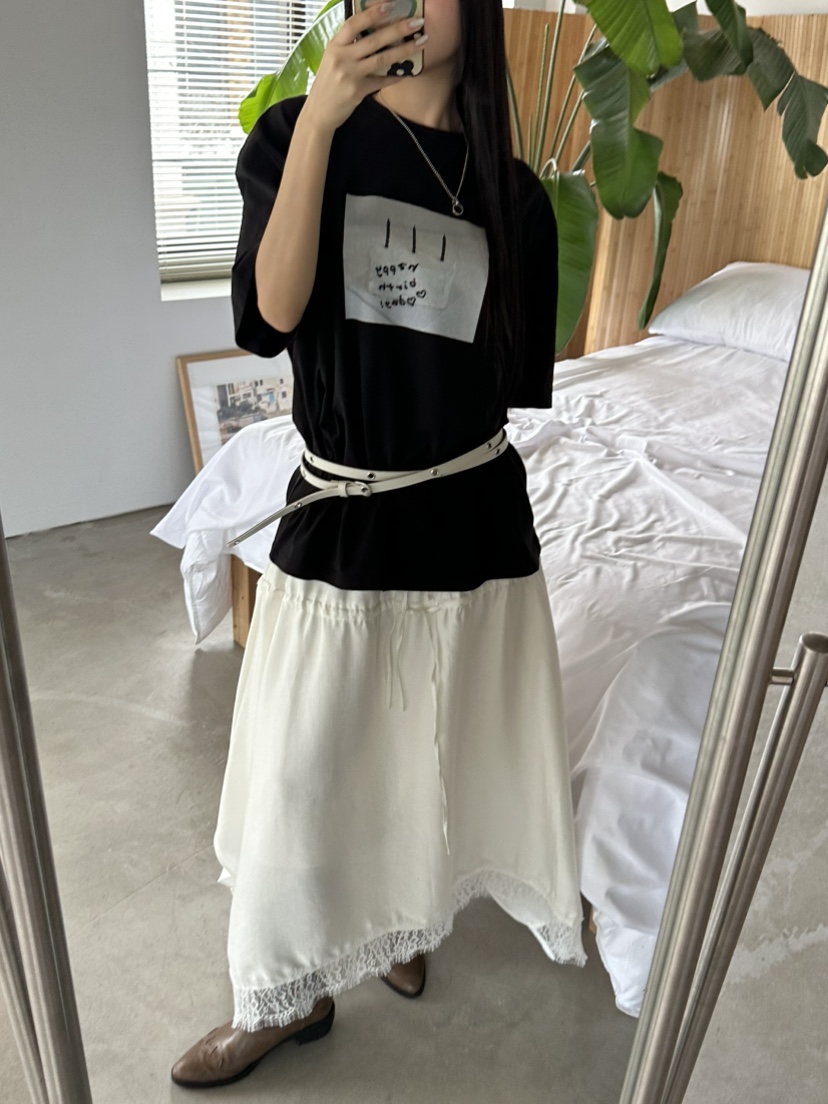 I MFACT韓國直郵女裝新品25春夏休閑熱賣真品時尚人氣長裙I MFACT長裙