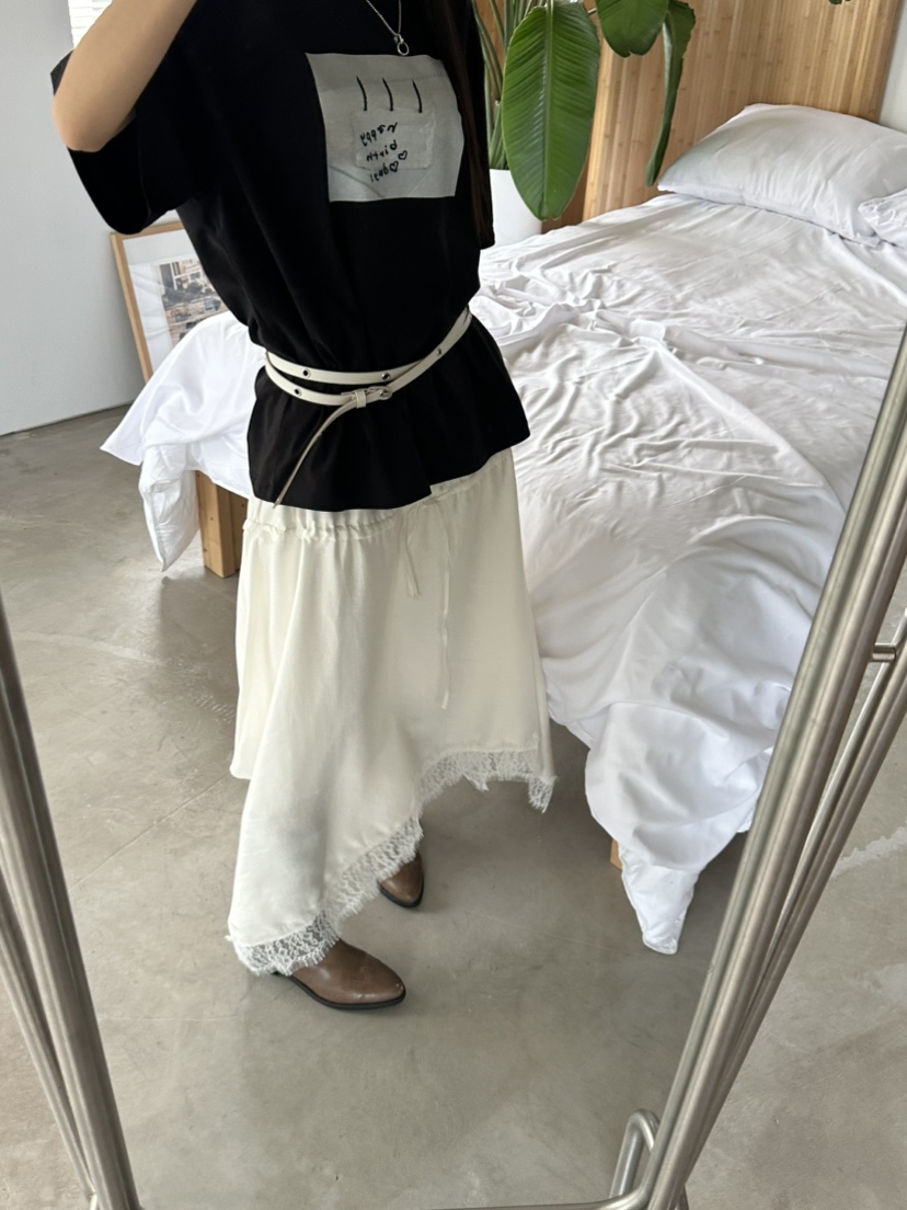 I MFACT韓國直郵女裝新品25春夏休閑熱賣真品時尚人氣長裙I MFACT長裙