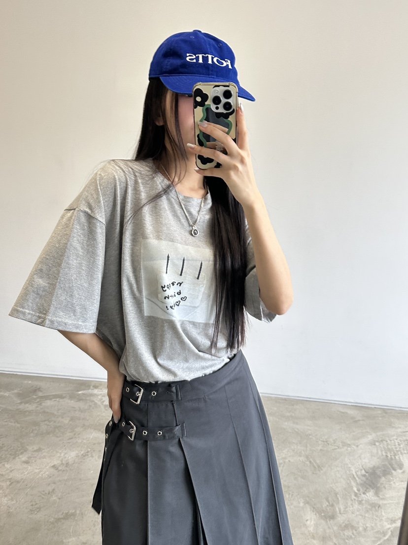 I MFACT韓國代購女裝新款真品休閑熱賣時尚人氣職業推薦T恤I MFACTT恤圖色3