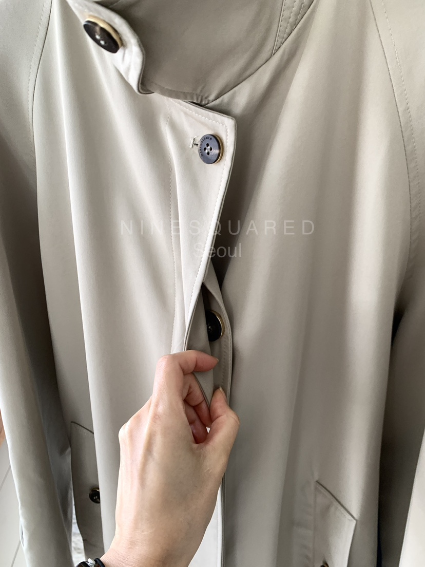 NINESQUARED韓國直郵女裝新款推薦熱賣職業真品人氣長款風衣NINESQUARED長款風衣