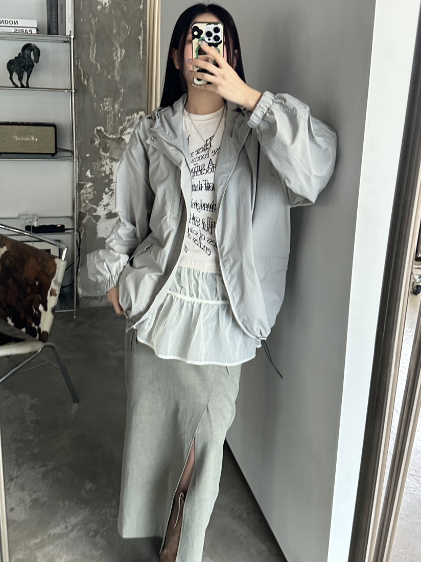 I MFACT韓國直郵女士新款人氣真品推薦25春夏時尚職業長裙I MFACT長裙