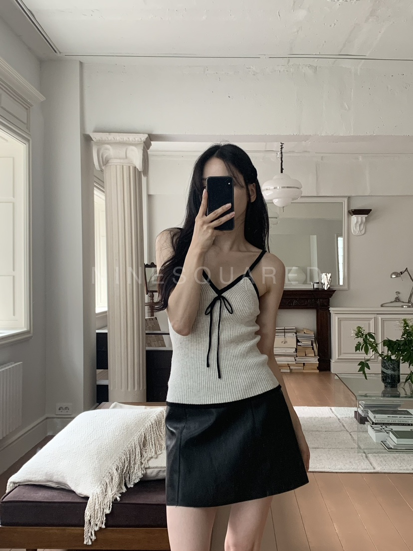 NINESQUARED東大門直郵女裝新款熱賣休閑人氣25春夏吊帶背心NINESQUARED吊帶/背心