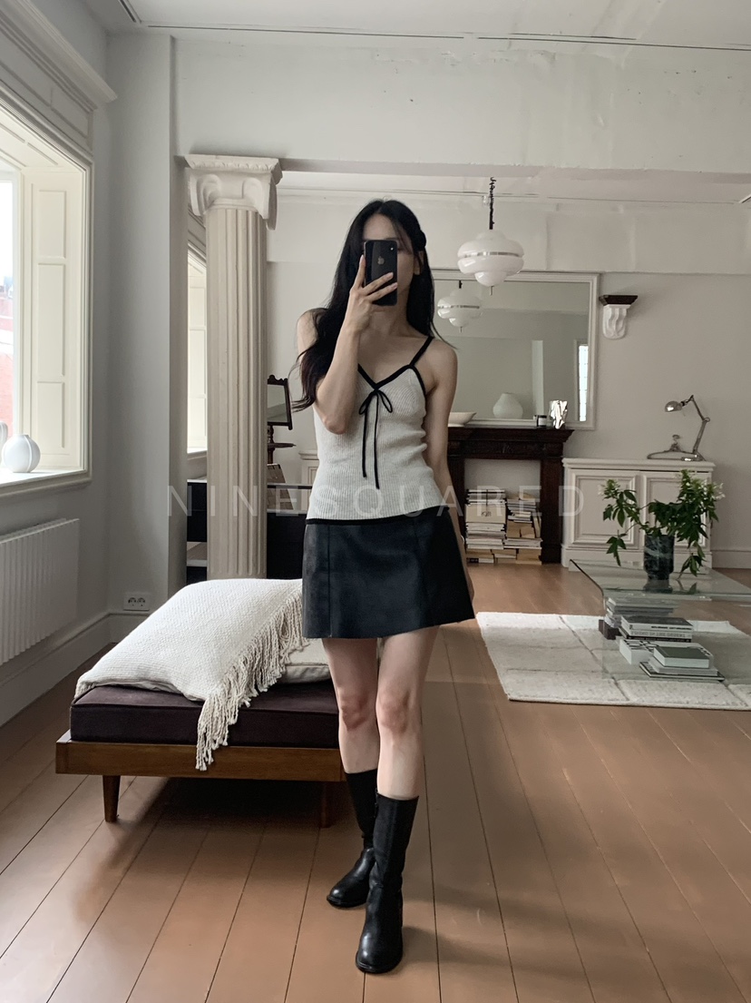 NINESQUARED東大門直郵女裝新款熱賣休閑人氣25春夏吊帶背心NINESQUARED吊帶/背心