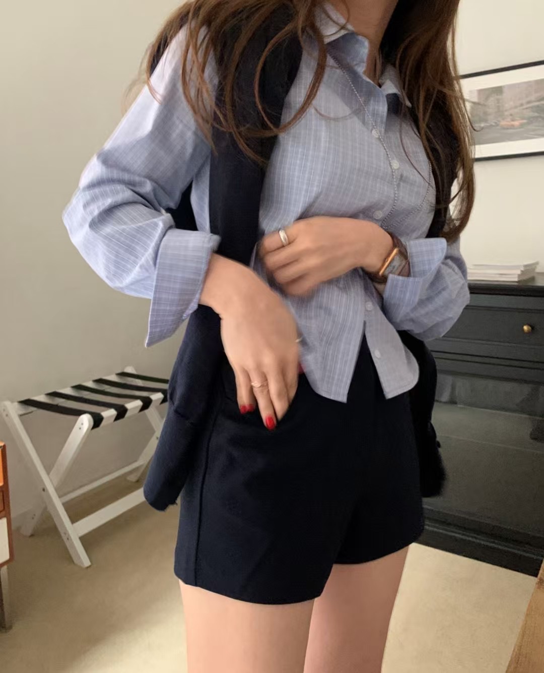 WUNDERKIND東大門實拍女士新品25春夏時尚熱賣職業襯衫蕾絲衫WUNDERKIND襯衫/蕾絲衫