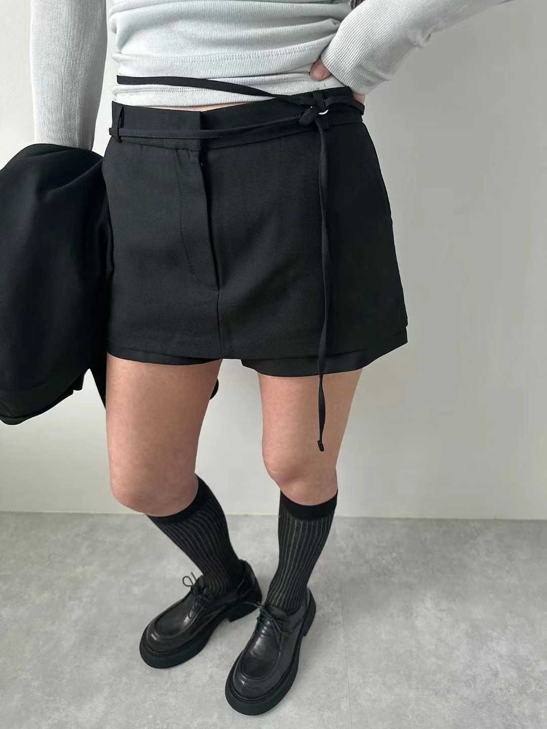 UNENE-OT韓國直郵女裝新品人氣時尚熱賣推薦真品休閑職業裙褲UNENE裙褲圖色2