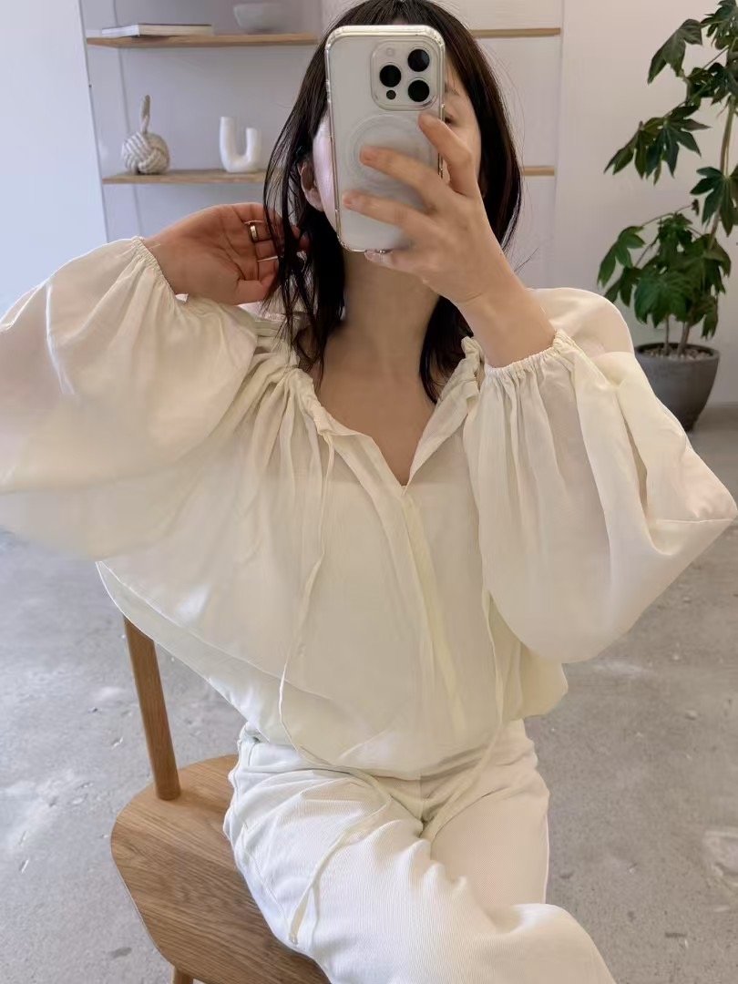 WUNDERKIND韓國直郵女裝新品人氣職業時尚熱賣推薦襯衫蕾絲衫WUNDERKIND襯衫/蕾絲衫