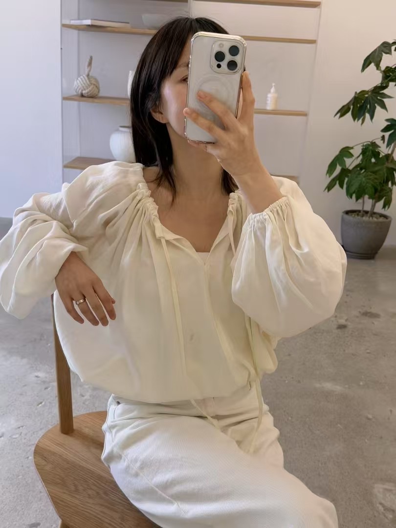WUNDERKIND韓國直郵女裝新品人氣職業時尚熱賣推薦襯衫蕾絲衫WUNDERKIND襯衫/蕾絲衫