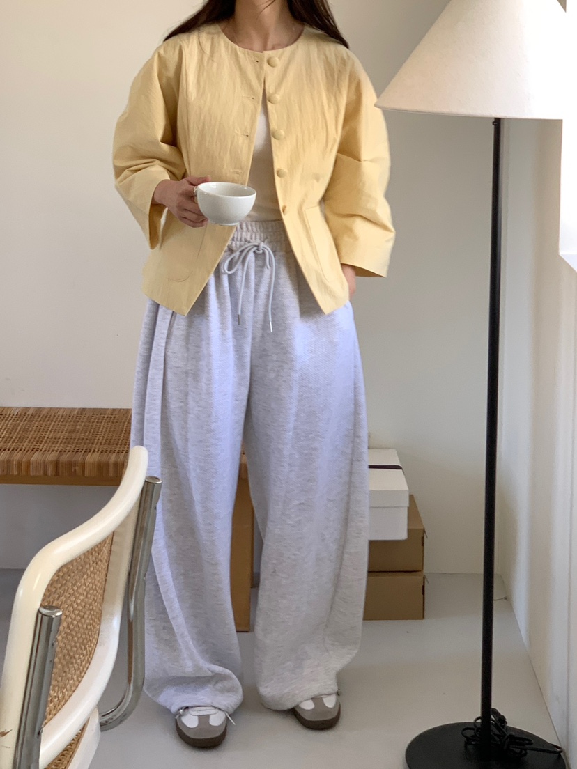 PLANTS ON GRAY韓國代購女士新款人氣熱賣休閑25春夏夾克PLANTS ON GRAY夾克