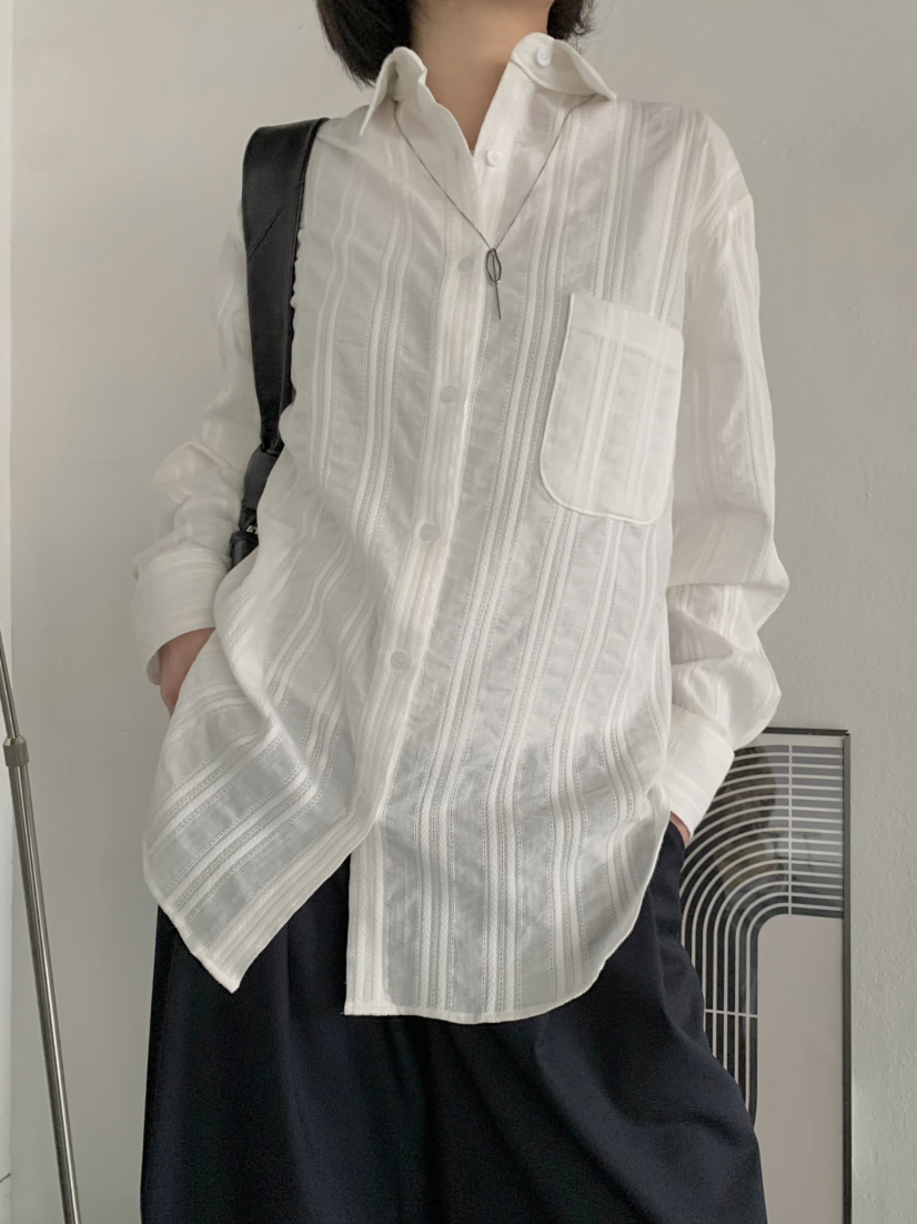 BEFORE SUNRISE韓國直郵女士新品熱賣真品時尚休閑襯衫蕾絲衫BEFORE SUNRISE襯衫/蕾絲衫