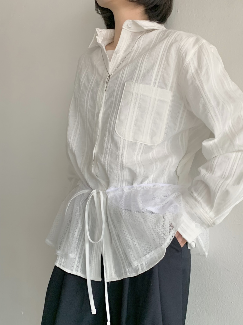 BEFORE SUNRISE韓國直郵女士新品熱賣真品時尚休閑襯衫蕾絲衫BEFORE SUNRISE襯衫/蕾絲衫