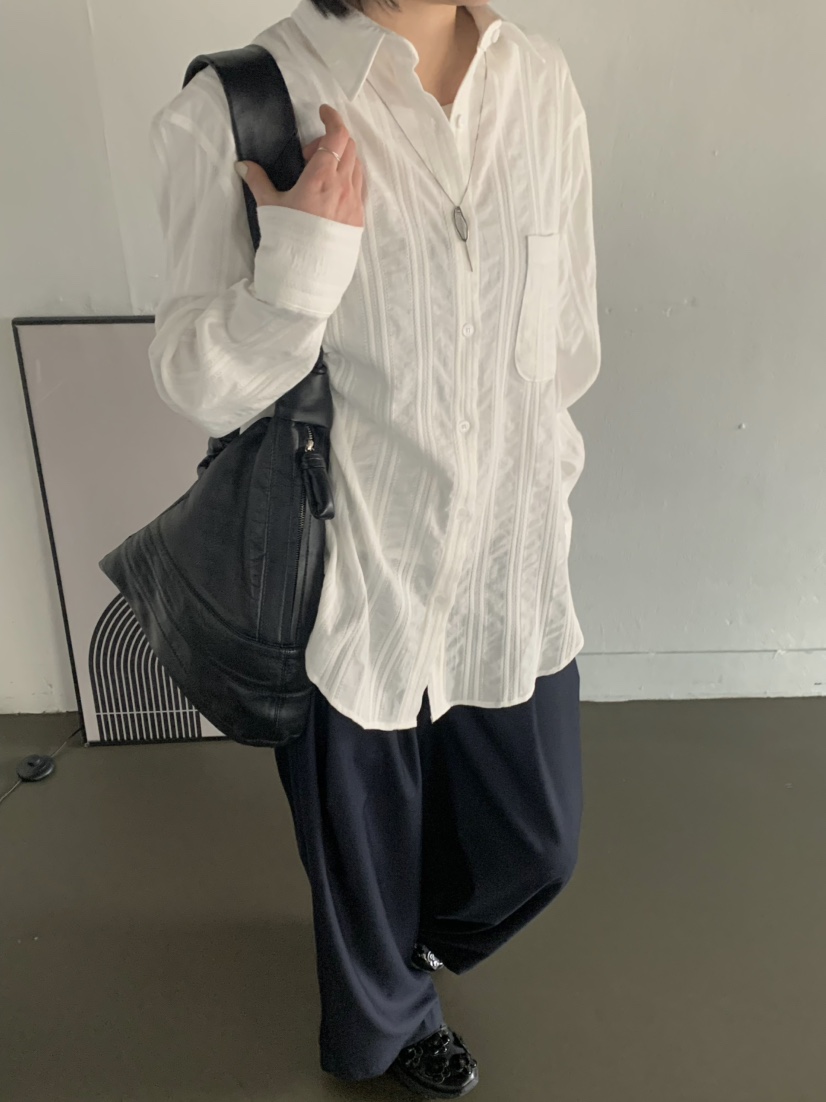 BEFORE SUNRISE韓國直郵女士新品熱賣真品時尚休閑襯衫蕾絲衫BEFORE SUNRISE襯衫/蕾絲衫