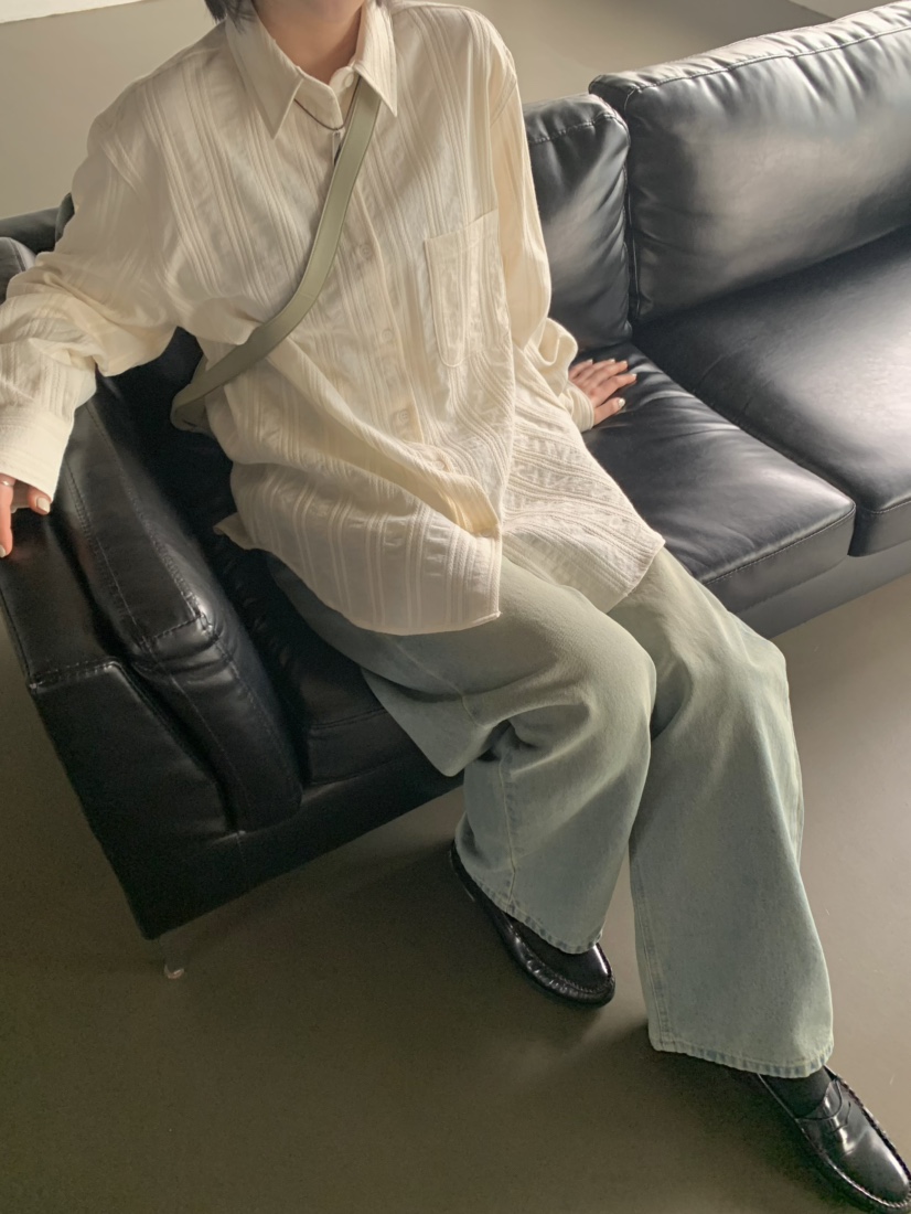 BEFORE SUNRISE韓國直郵女士新品熱賣真品時尚休閑襯衫蕾絲衫BEFORE SUNRISE襯衫/蕾絲衫