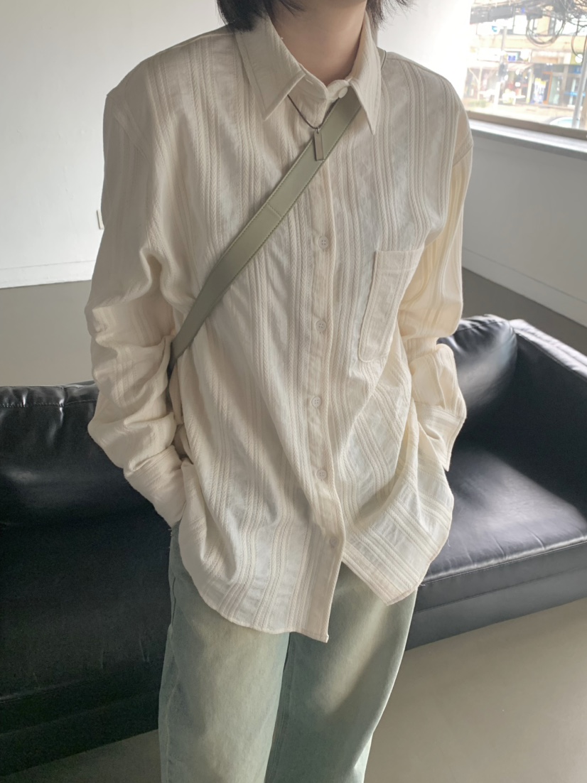 BEFORE SUNRISE韓國直郵女士新品熱賣真品時尚休閑襯衫蕾絲衫BEFORE SUNRISE襯衫/蕾絲衫