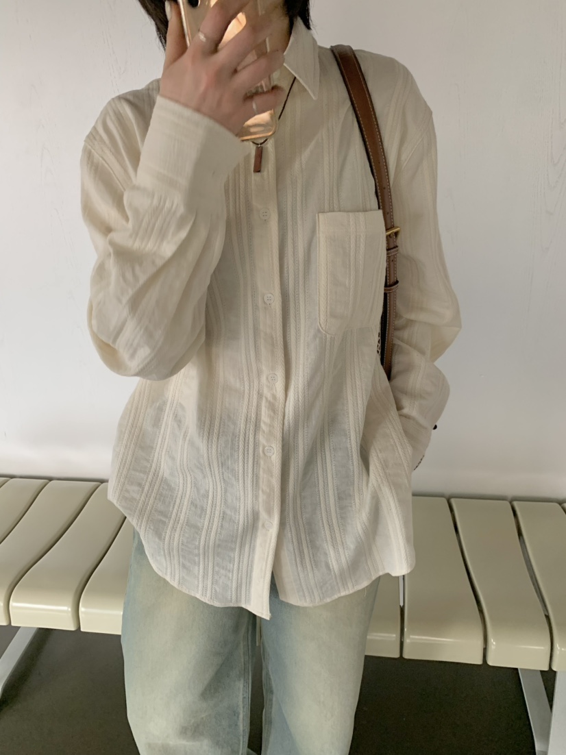 BEFORE SUNRISE韓國直郵女士新品熱賣真品時尚休閑襯衫蕾絲衫BEFORE SUNRISE襯衫/蕾絲衫