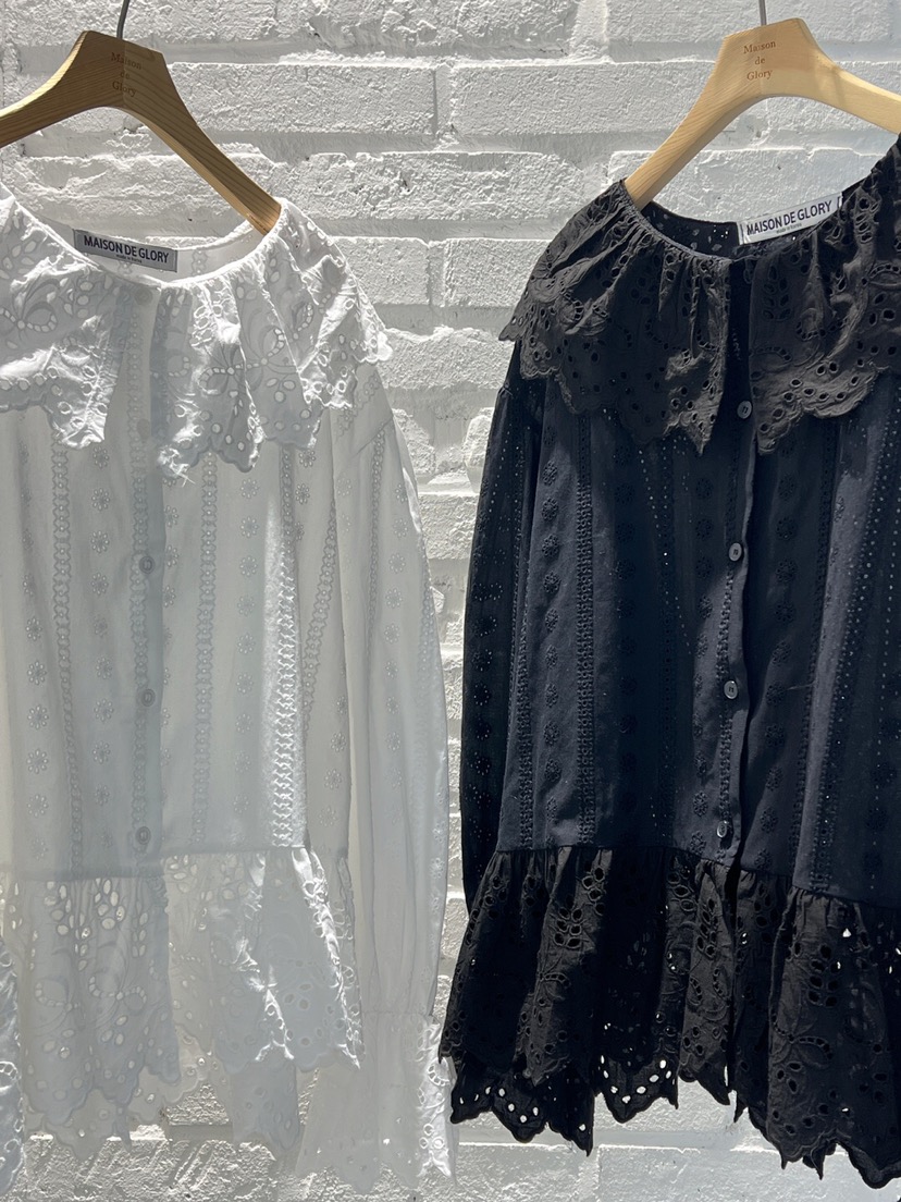 MAISONDEGLORY東大門直郵女裝新品休閑真品人氣推薦襯衫蕾絲衫MAISON DE GLORY襯衫/蕾絲衫