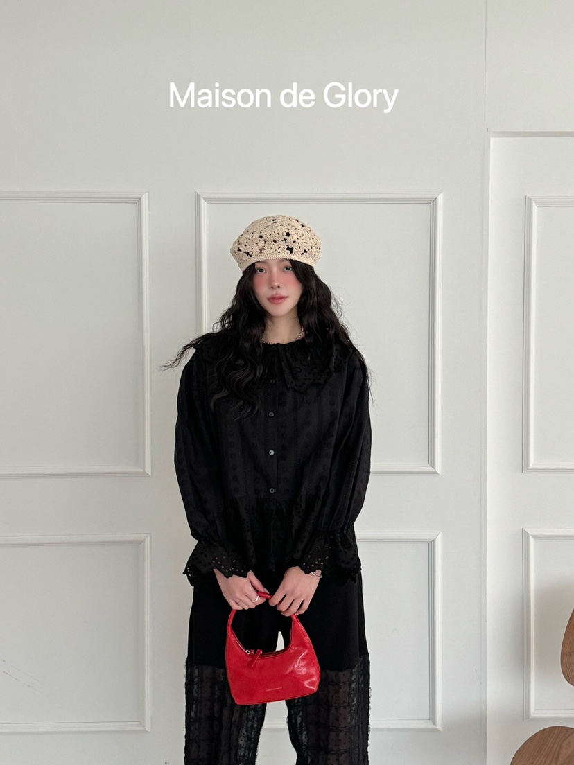 MAISONDEGLORY東大門直郵女裝新品休閑真品人氣推薦襯衫蕾絲衫MAISON DE GLORY襯衫/蕾絲衫圖色2