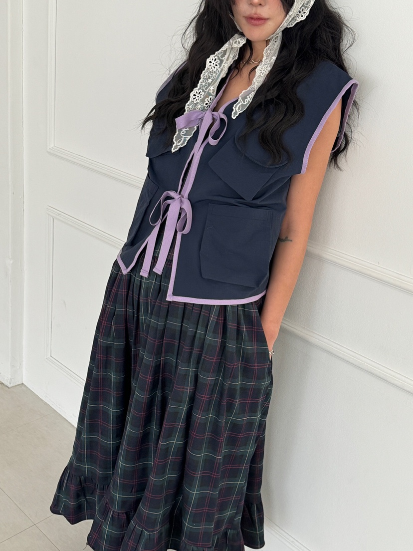 MAISONDEGLORY東大門代購女裝新款熱賣職業25春夏馬甲不含內搭MAISON DE GLORY馬甲圖色2