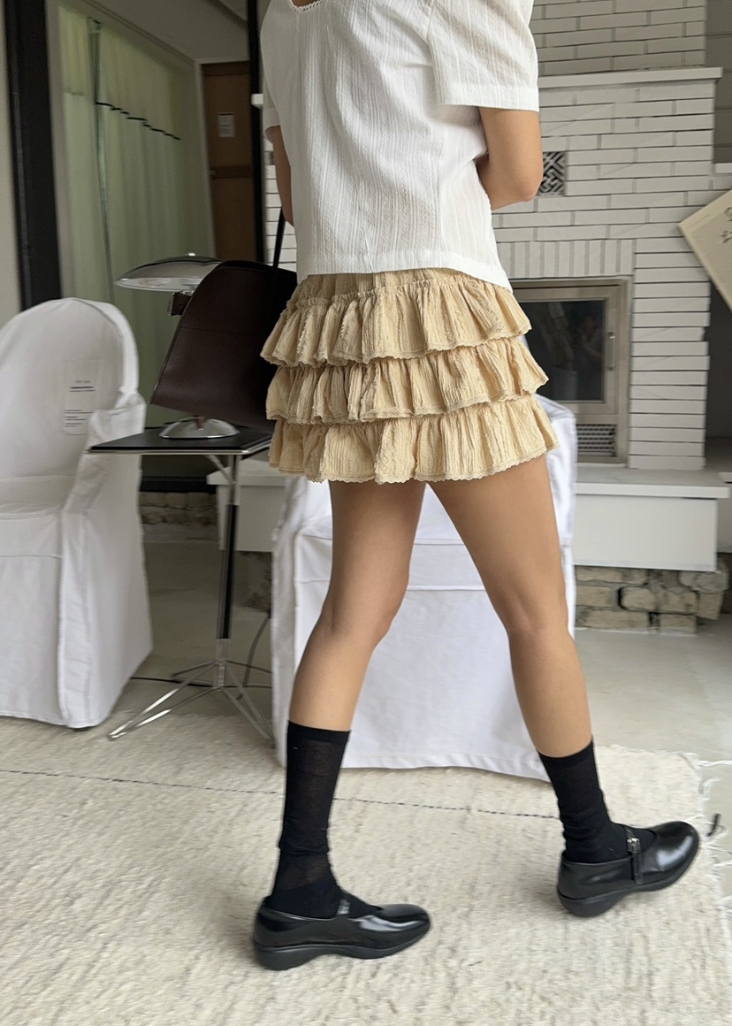 OUPPT東大門直郵女士新款真品推薦休閑25春夏熱賣時尚職業短裙OUPPT短裙