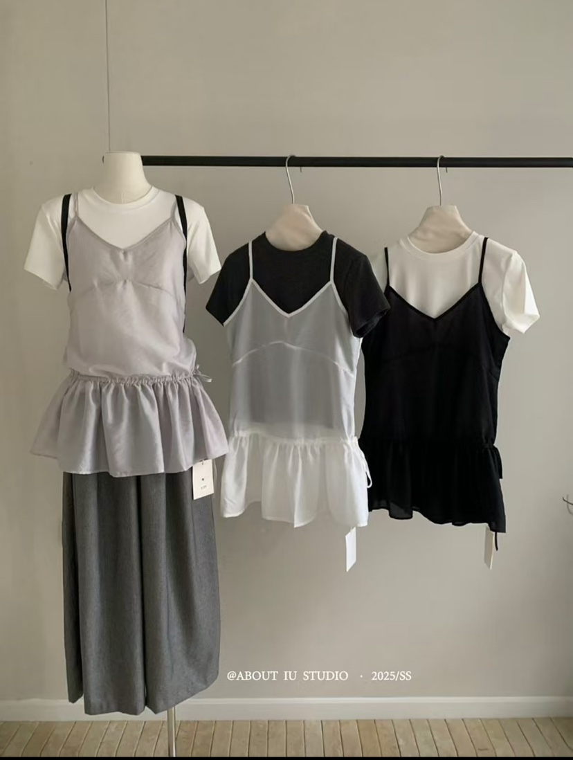 OX韓國代購女士新品25春夏真品推薦職業休閑連衣裙不含內搭OX-2件起連衣裙