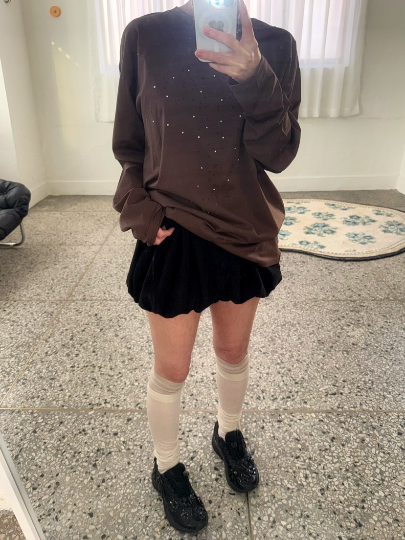 AWESOMESAUCE東大門代購女裝新品休閑真品熱賣人氣職業長袖T恤AWESOME SAUCE長袖T恤