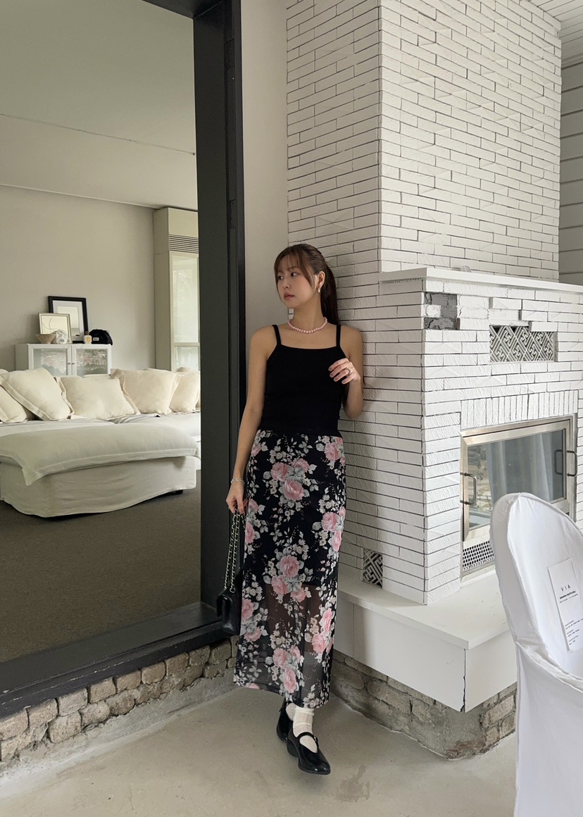 OUPPT韓國直郵女裝新款休閑時尚真品人氣25春夏熱賣職業長裙OUPPT長裙
