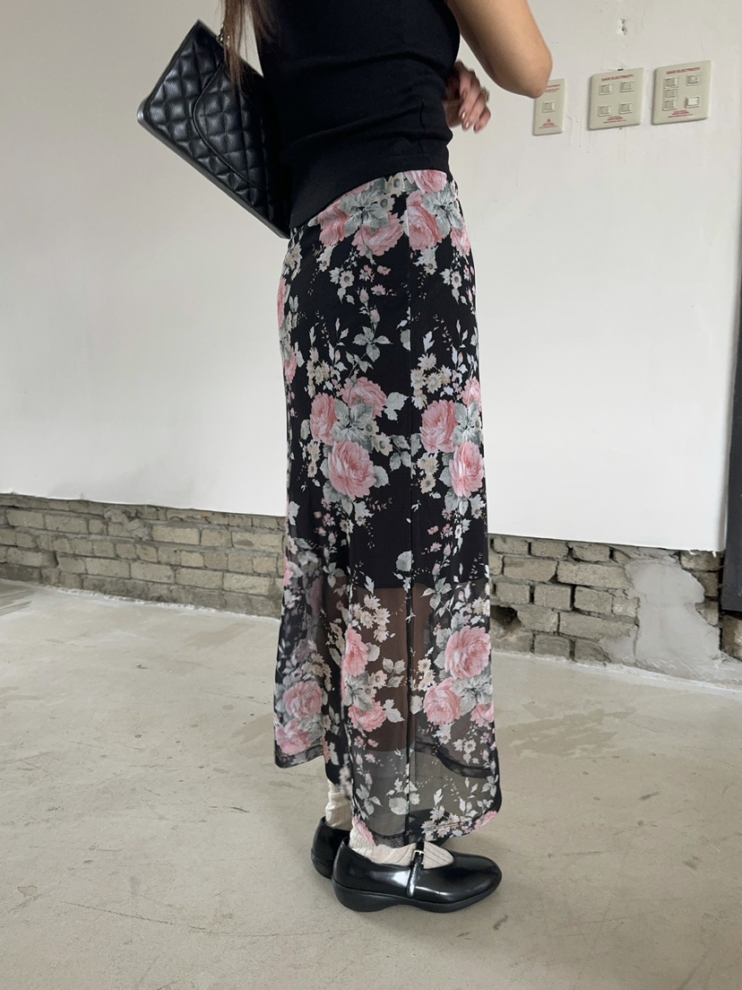 OUPPT韓國直郵女裝新款休閑時尚真品人氣25春夏熱賣職業長裙OUPPT長裙