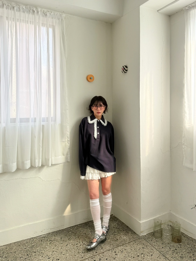 AWESOMESAUCE東大門代購女士新品熱賣職業人氣25春夏長袖T恤AWESOME SAUCE長袖T恤
