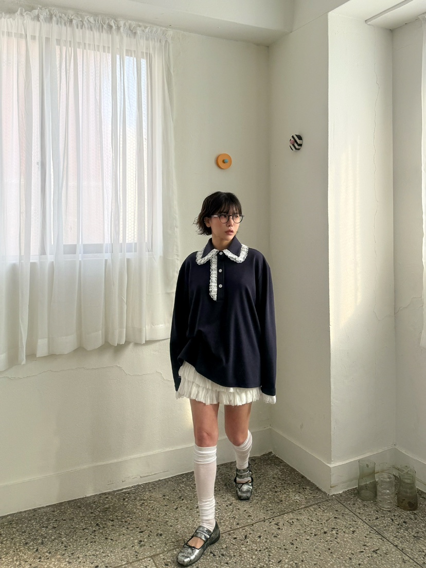 AWESOMESAUCE東大門代購女士新品熱賣職業人氣25春夏長袖T恤AWESOME SAUCE長袖T恤