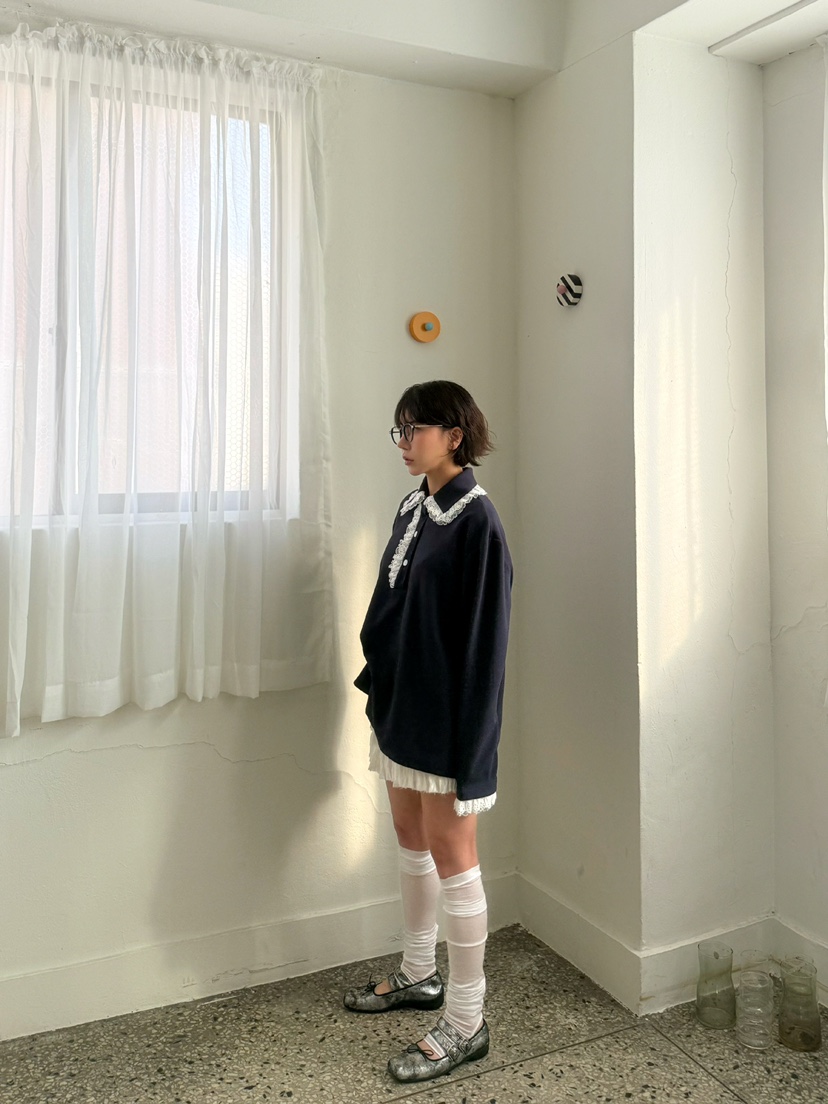 AWESOMESAUCE東大門代購女士新品熱賣職業人氣25春夏長袖T恤AWESOME SAUCE長袖T恤