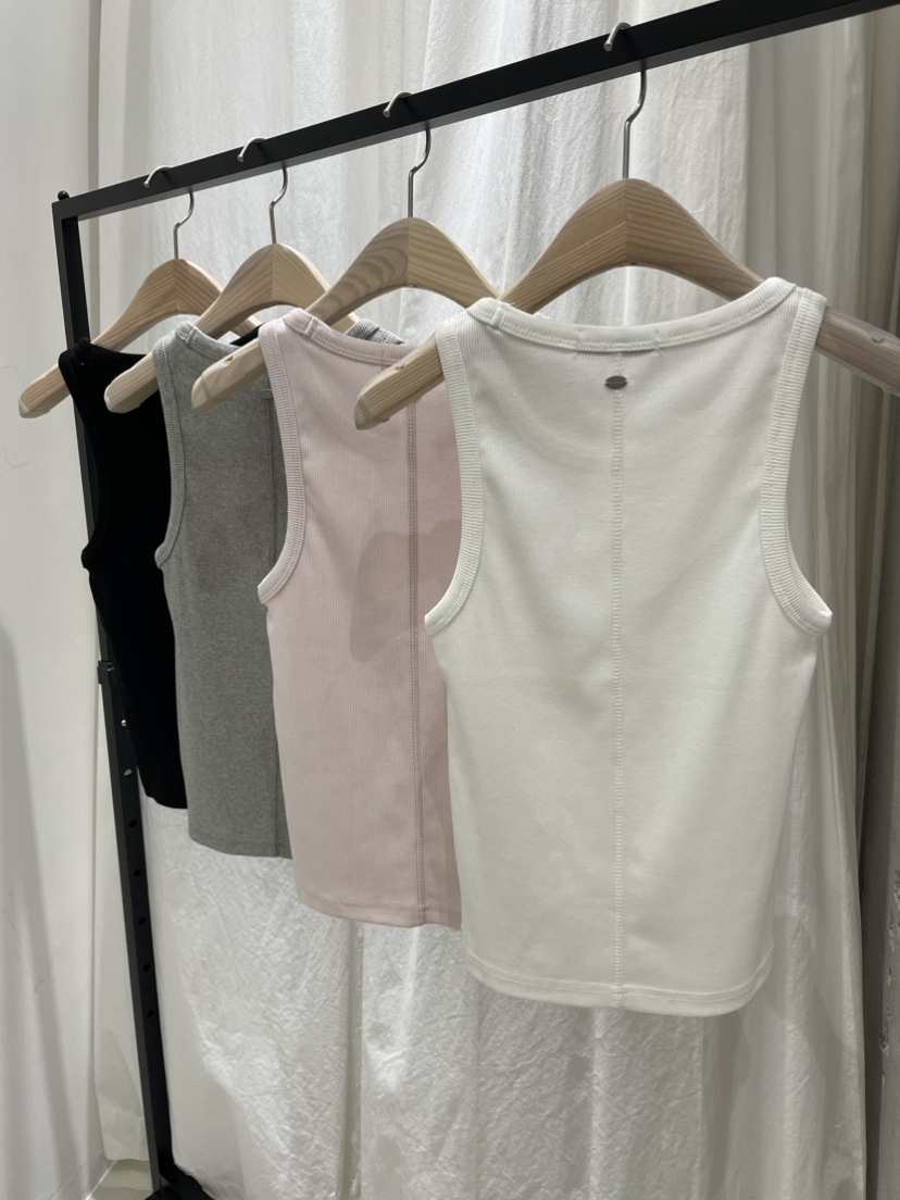 MOMENT東大門實拍女士新品熱賣休閑25春夏職業真品吊帶背心MOMENT/RECOVER吊帶/背心