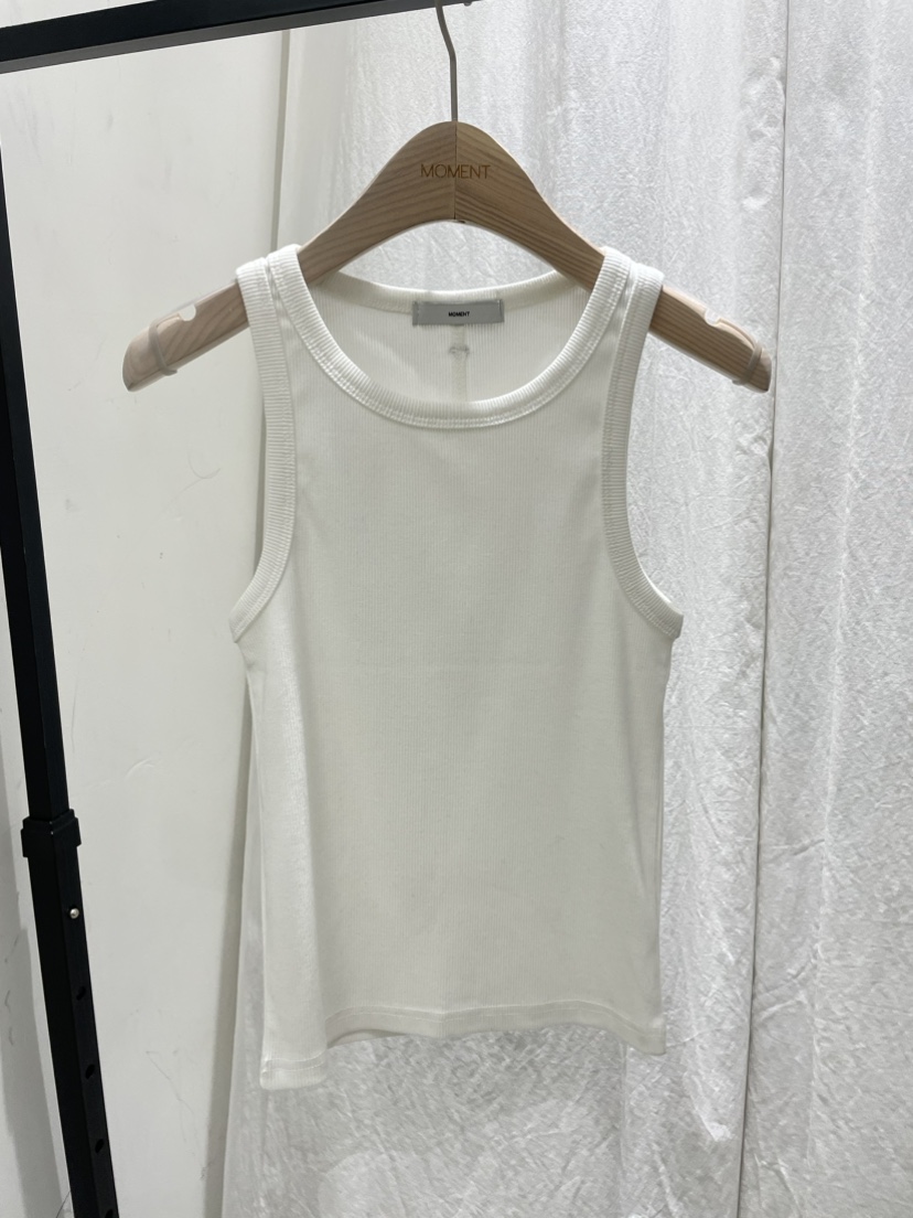 MOMENT東大門實拍女士新品熱賣休閑25春夏職業真品吊帶背心MOMENT/RECOVER吊帶/背心