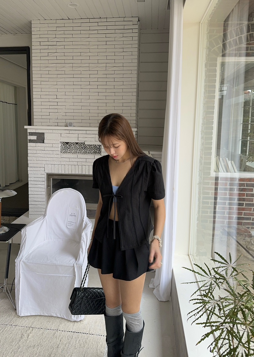 OUPPT東大門直郵女裝新款時尚職業25春夏推薦人氣襯衫蕾絲衫OUPPT襯衫/蕾絲衫