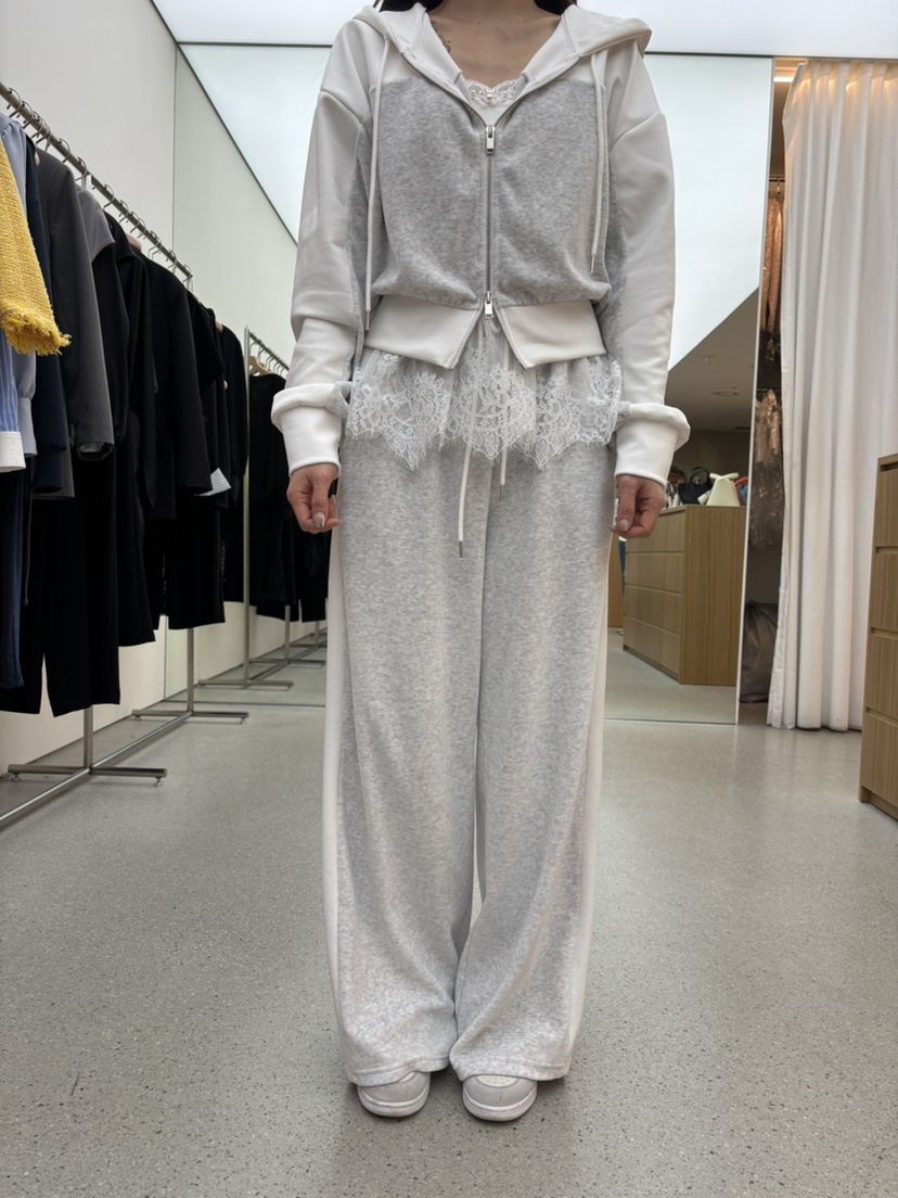 JUJU東大門代購女裝新品職業休閑人氣推薦夾克天鵝絨連帽拉鏈JUJU夾克