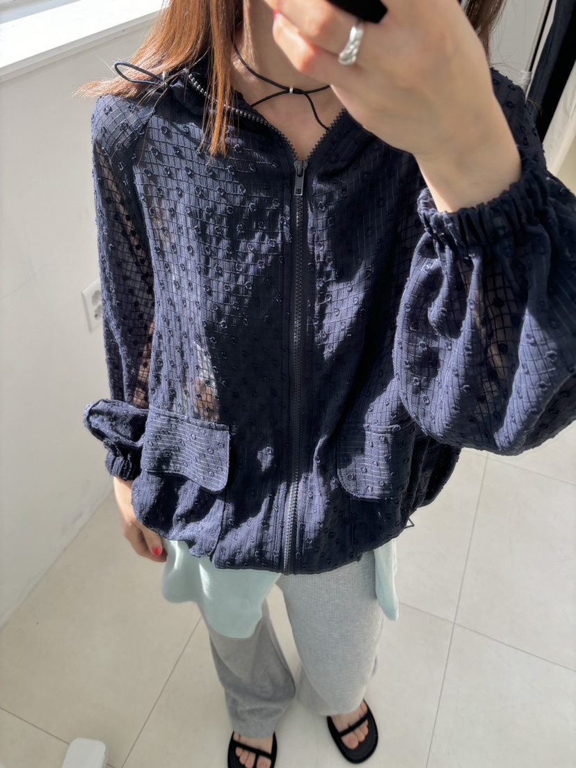HOME GROUND韓國直郵女士新品休閑熱賣職業時尚25春夏夾克兜帽HOME GROUND夾克圖色2
