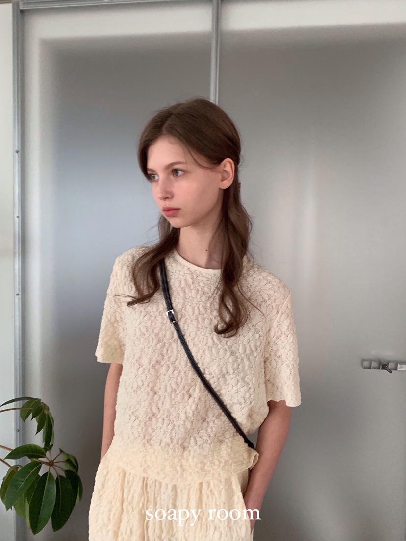 SOAPYROOM韓國代購女裝新款真品25春夏推薦人氣時尚襯衫蕾絲衫SOAPYROOM襯衫/蕾絲衫