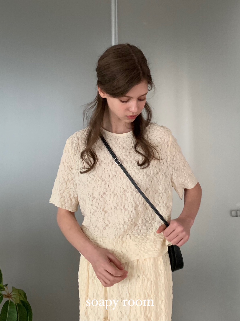 SOAPYROOM韓國代購女裝新款真品25春夏推薦人氣時尚襯衫蕾絲衫SOAPYROOM襯衫/蕾絲衫