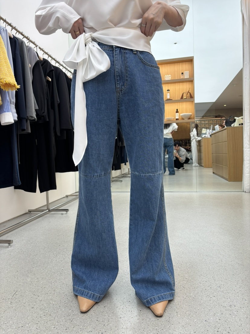 JUJU韓國代購女士新品人氣推薦真品時尚休閑熱賣25春夏牛仔褲JUJU牛仔褲