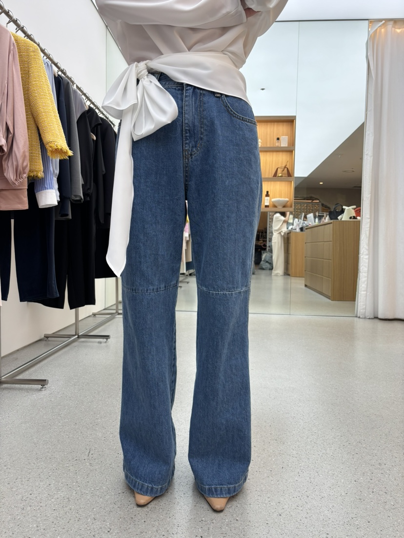JUJU韓國代購女士新品人氣推薦真品時尚休閑熱賣25春夏牛仔褲JUJU牛仔褲