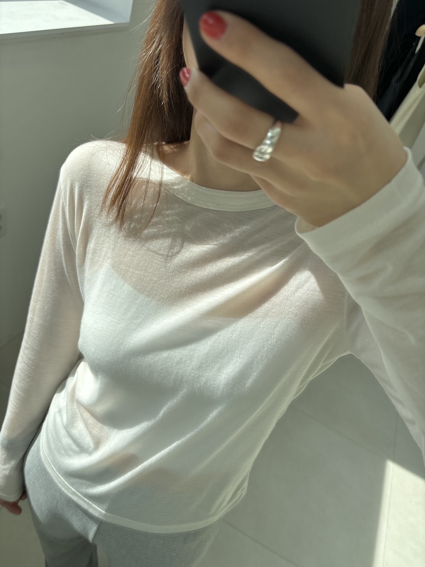 HOME GROUND韓國代購女裝新品人氣熱賣時尚真品25春夏長袖T恤HOME GROUND長袖T恤