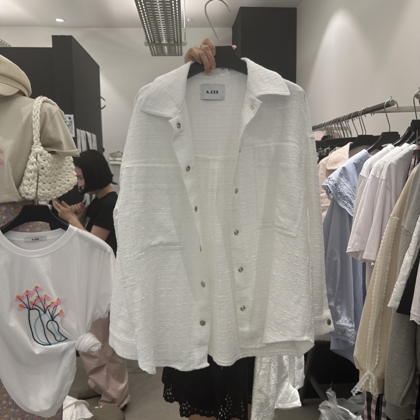 A.CES東大門代購女士新款熱賣時尚休閑真品職業襯衫蕾絲衫A.CES襯衫/蕾絲衫