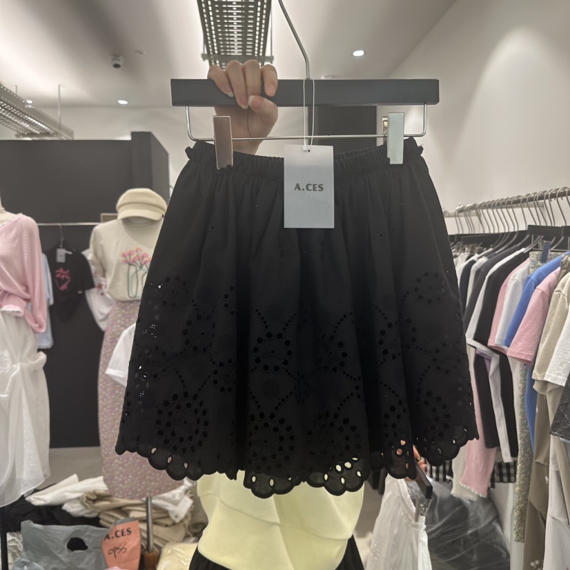 A.CES東大門直郵女裝新品真品時尚25春夏熱賣休閑人氣短裙A.CES短裙