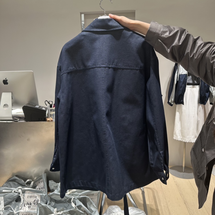 FAVOR-P韓國直郵女裝新品人氣25春夏時尚職業真品夾克含腰帶FAVOR夾克