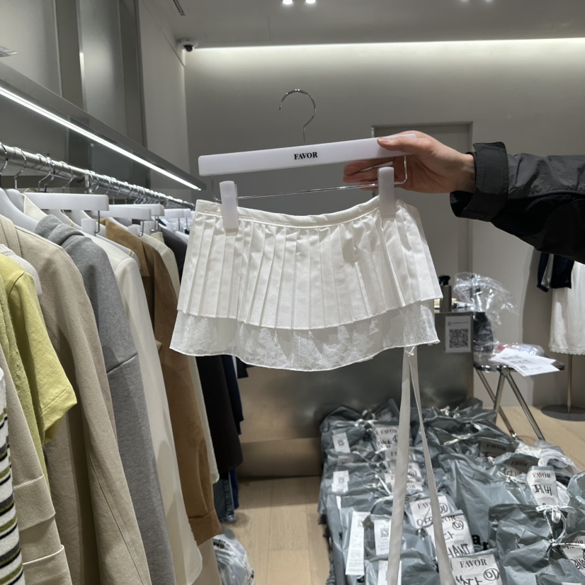 FAVOR-P韓國代購女士新款真品人氣熱賣25春夏推薦職業短裙FAVOR短裙圖色1