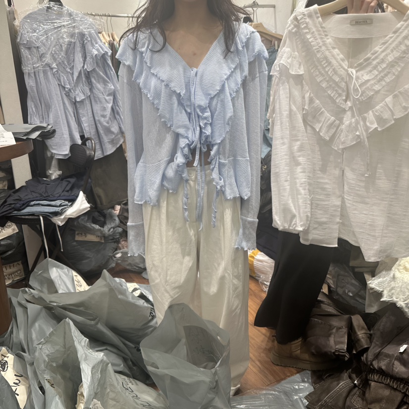 BERTHA韓國直郵女裝新品人氣休閑職業熱賣25春夏襯衫蕾絲衫開衫BERTHA襯衫/蕾絲衫