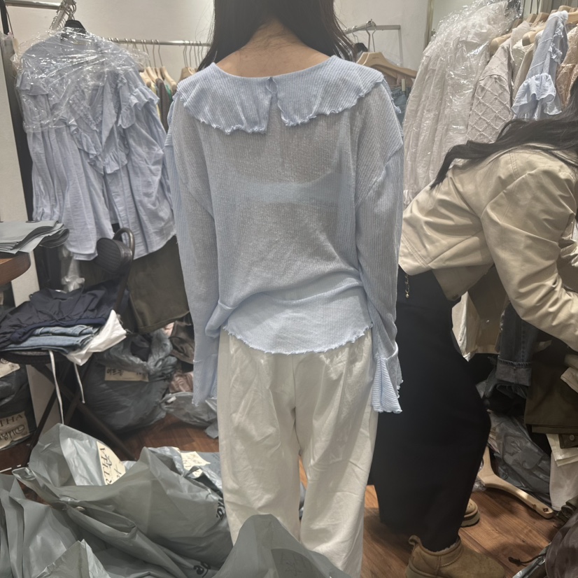 BERTHA韓國直郵女裝新品人氣休閑職業熱賣25春夏襯衫蕾絲衫開衫BERTHA襯衫/蕾絲衫