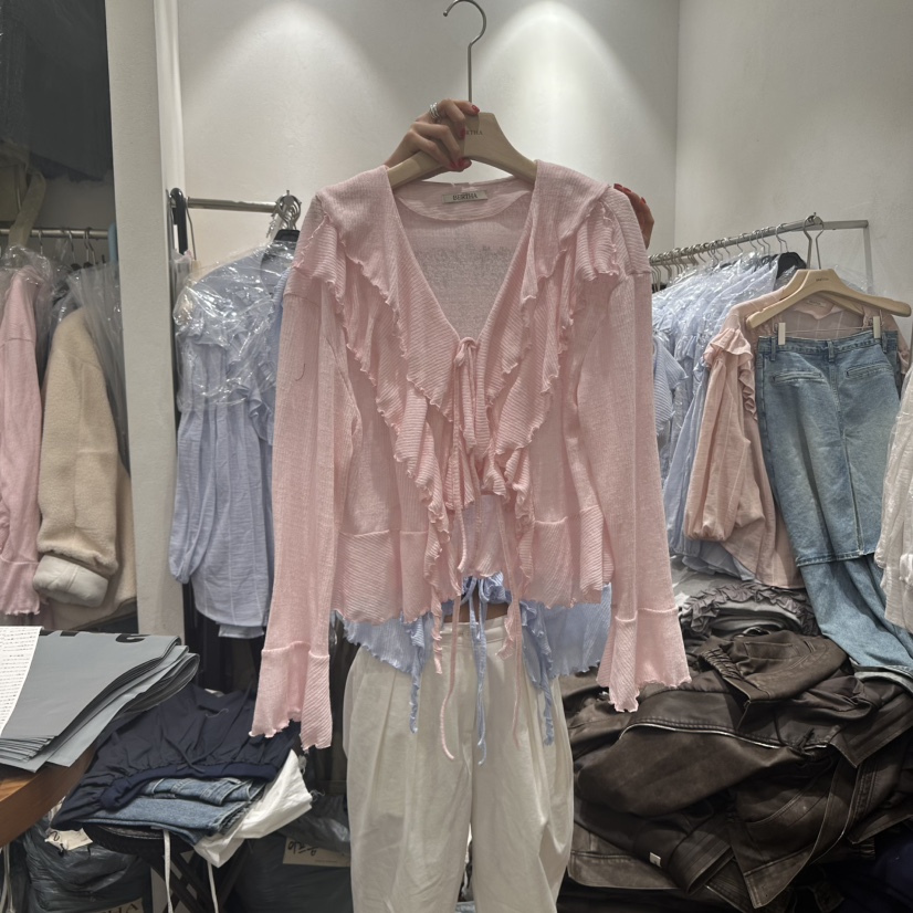 BERTHA韓國直郵女裝新品人氣休閑職業熱賣25春夏襯衫蕾絲衫開衫BERTHA襯衫/蕾絲衫圖色4