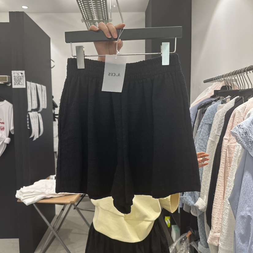 A.CES韓國代購女士新品25春夏真品職業人氣熱賣短褲粗花呢A.CES短褲圖色3
