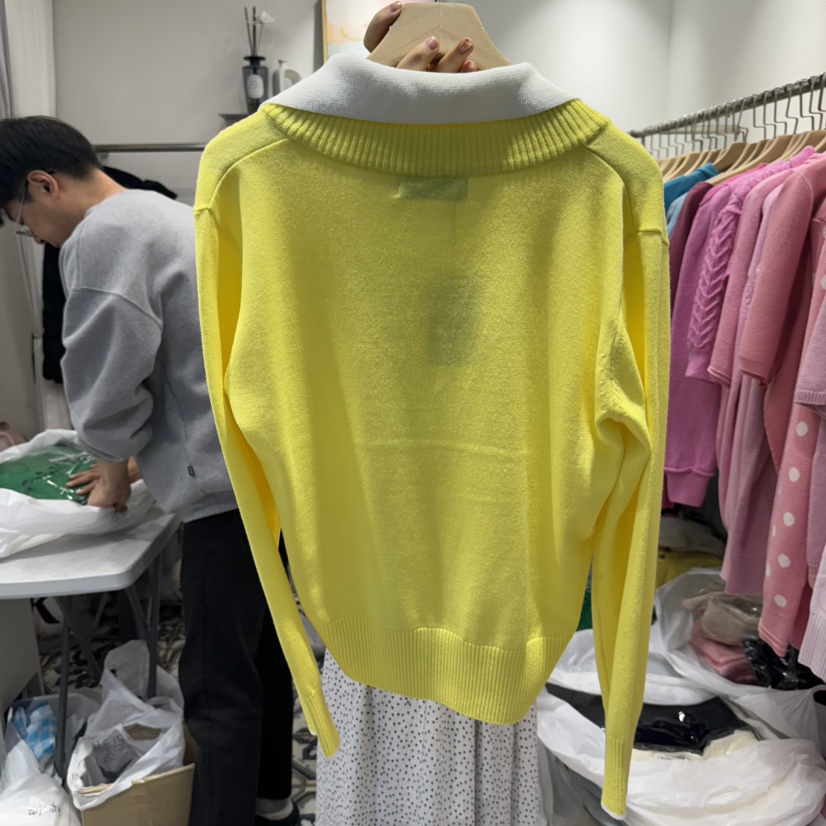 SOM-TOD韓國代購女裝新款職業時尚25春夏休閑真品熱賣針織衫the tod-SOM針織衫