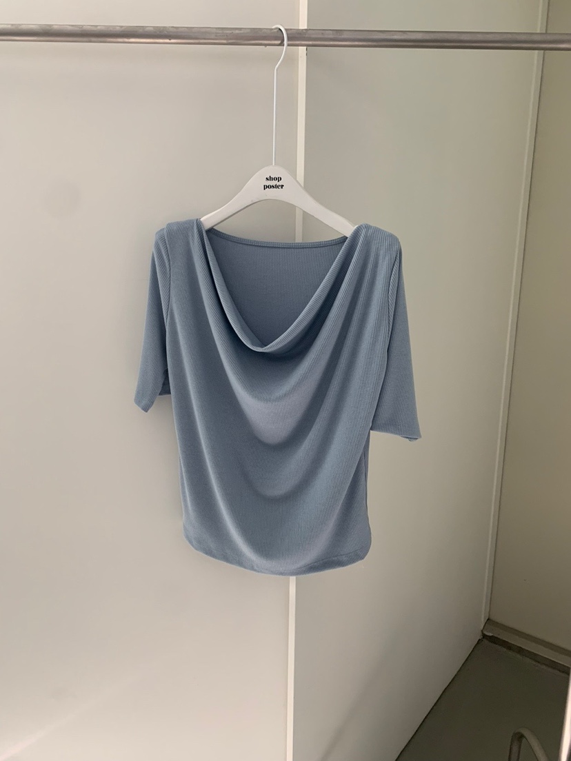 SHOP POSTER韓國直郵女裝新款休閑時尚25春夏職業推薦熱賣T恤SHOP_POSTERT恤圖色2