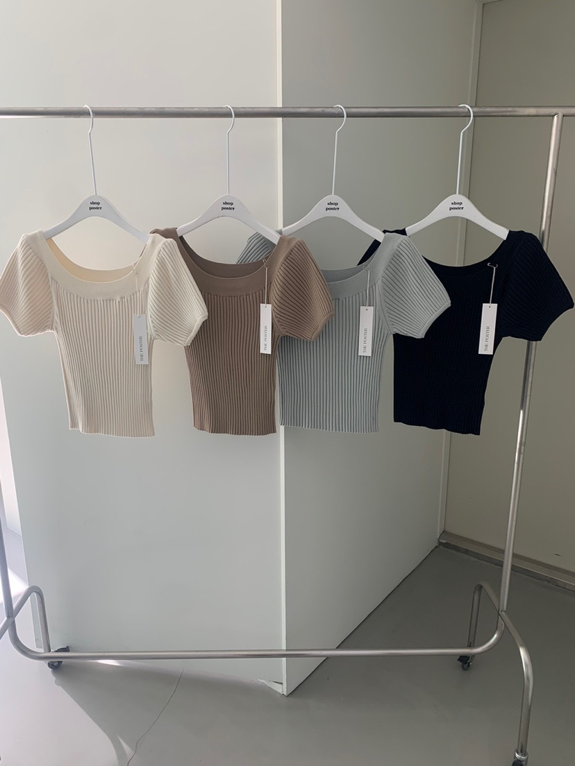 SHOP POSTER東大門實拍女裝新品25春夏人氣真品職業針織衫SHOP_POSTER針織衫